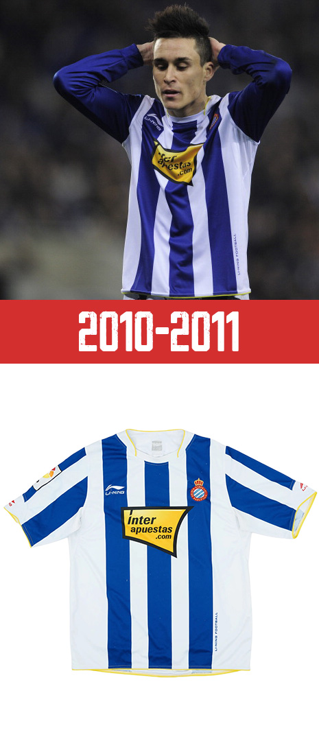 Maillot Domicile RCD Espanyol 2010-2011