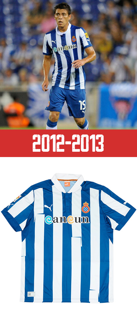 Maillot Domicile RCD Espanyol 2012-2013