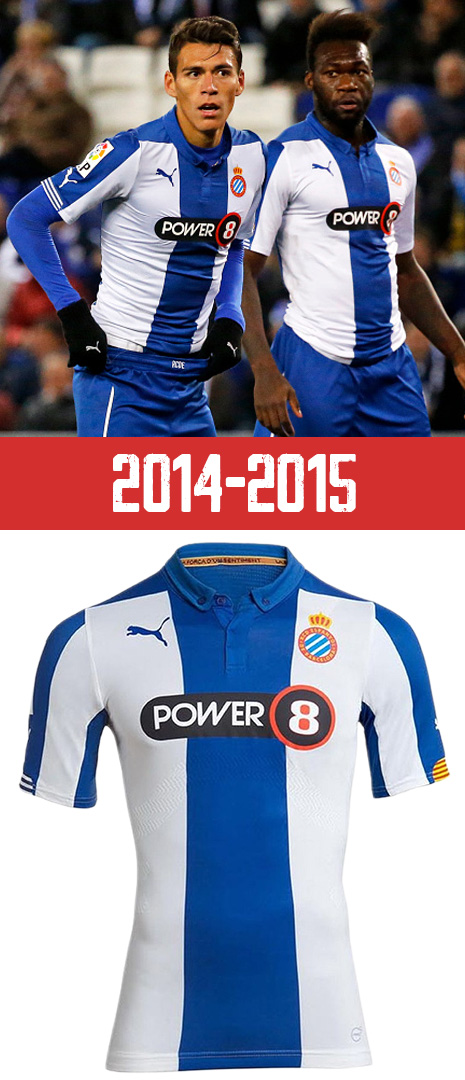 Maillot Domicile RCD Espanyol 2014-2015