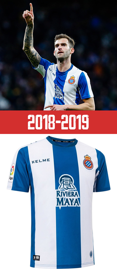 Maillot Domicile RCD Espanyol 2018-2019