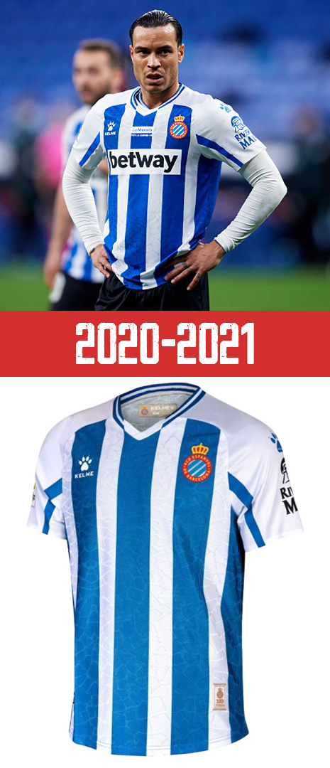 Maillot Domicile RCD Espanyol 2020-2021