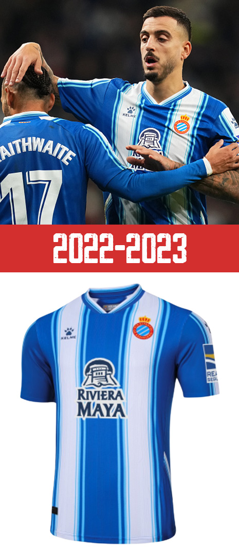 Maillot Domicile RCD Espanyol 2022-2023