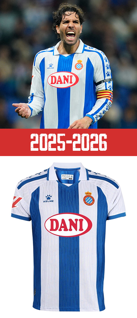 Maillot Domicile RCD Espanyol 2025-2026