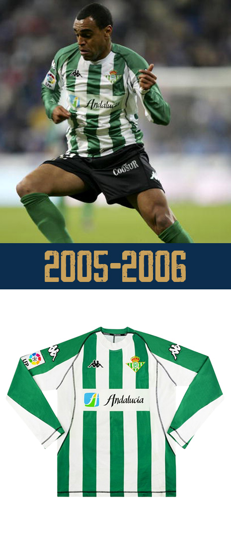 Maillot Domicile Real Betis 2005-2006