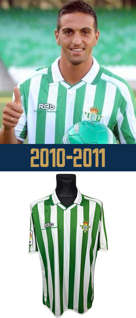 Maillot Domicile Real Betis 2010-2011