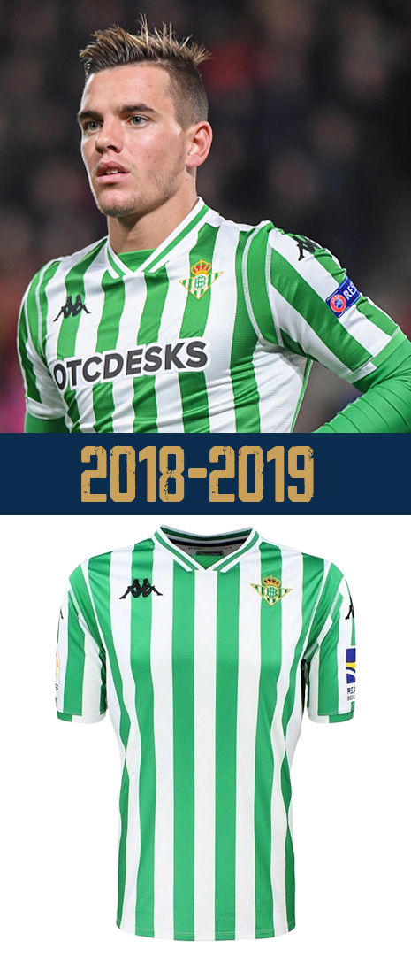 Maillot Domicile Real Betis 2018-2019