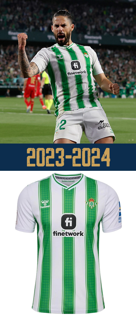 Maillot Domicile Real Betis 2023-2024