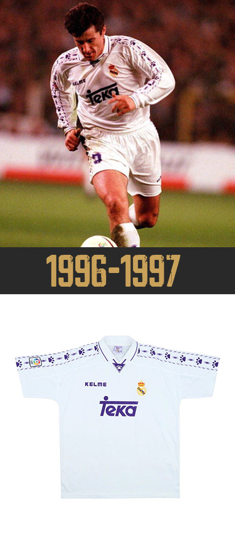 Maillot Domicile Real Madrid 1996-1997