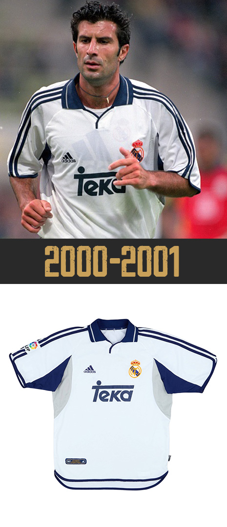 Maillot Domicile Real Madrid 2000-2001