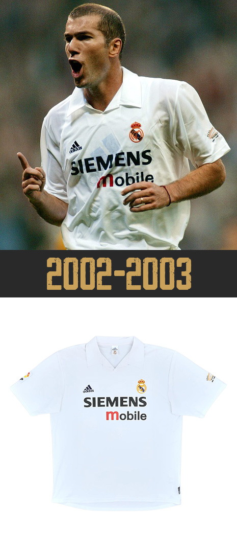 Maillot Domicile Real Madrid 2002-2003