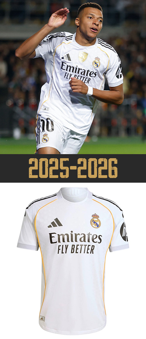 Maillot Domicile Real Madrid 2025-2026