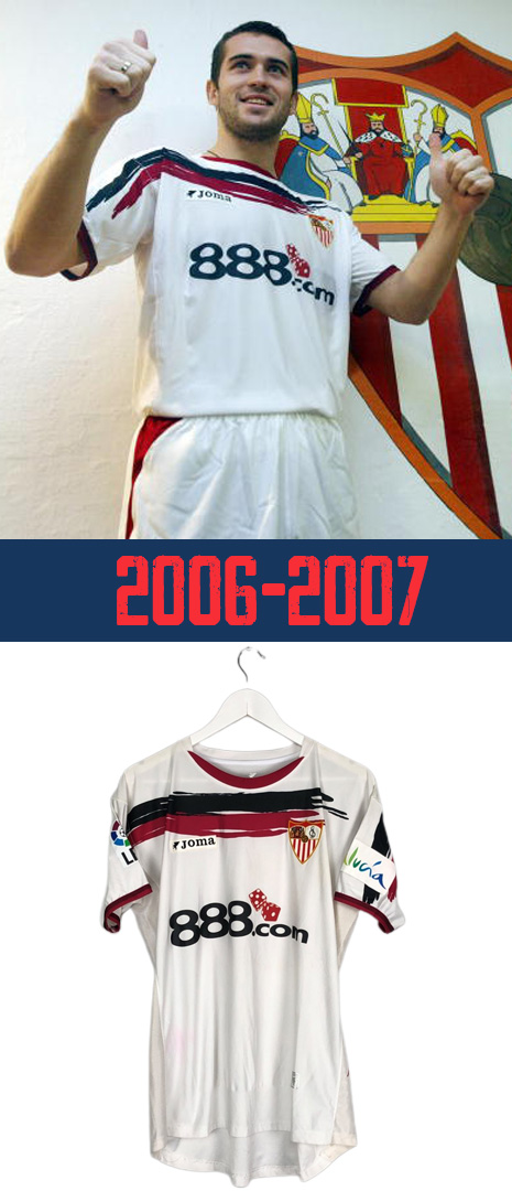Maillot Séville FC 2006-2007 Domicile
