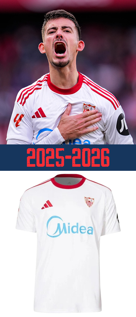 Maillot Séville FC 2025-2026 Domicile