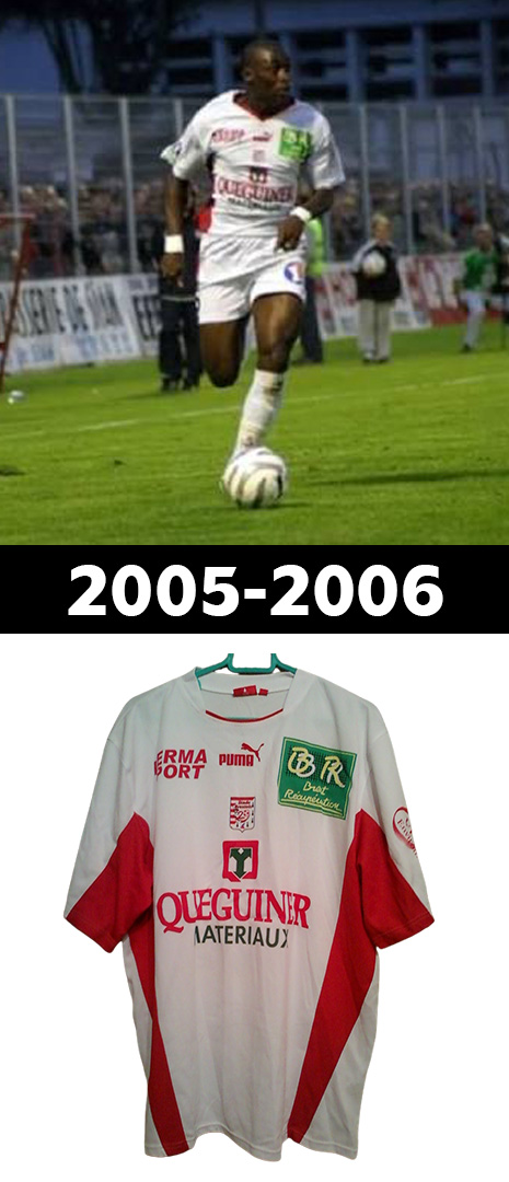 Maillot Domicile Stade Brestois 2005-2006