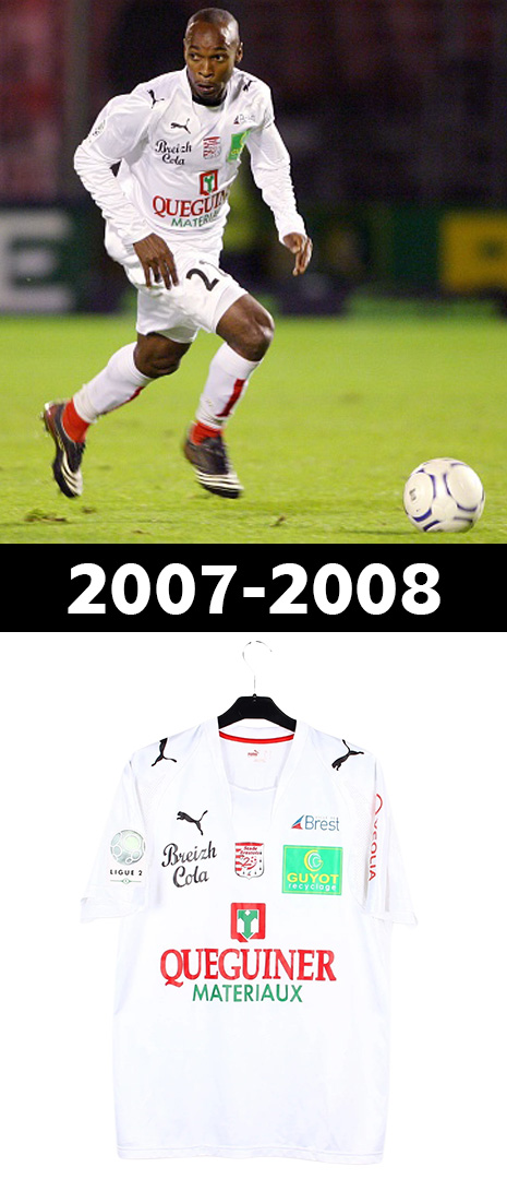 Maillot Domicile Stade Brestois 2007-2008