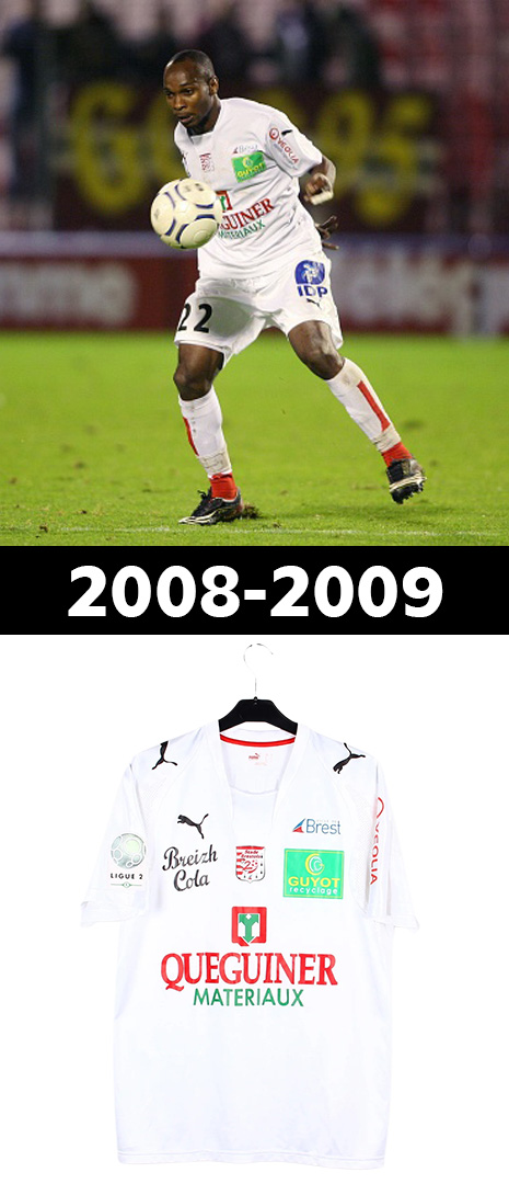 Maillot Domicile Stade Brestois 2008-2009