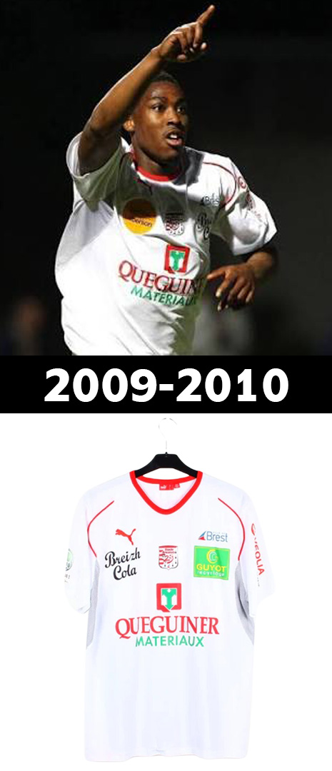 Maillot Domicile Stade Brestois 2009-2010