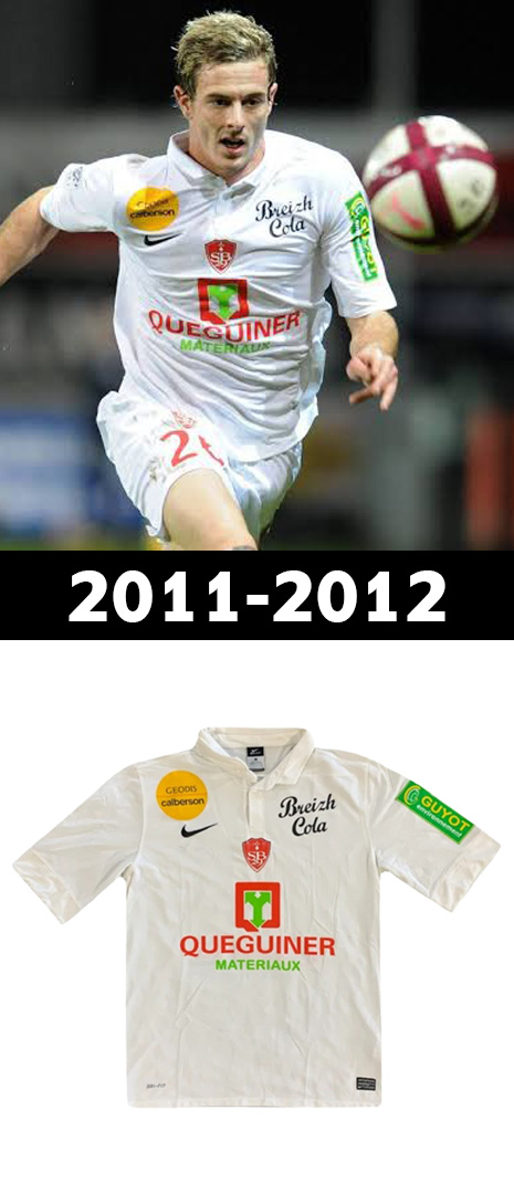 Maillot Domicile Stade Brestois 2011-2012