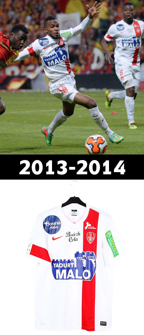 Maillot Domicile Stade Brestois 2013-2014