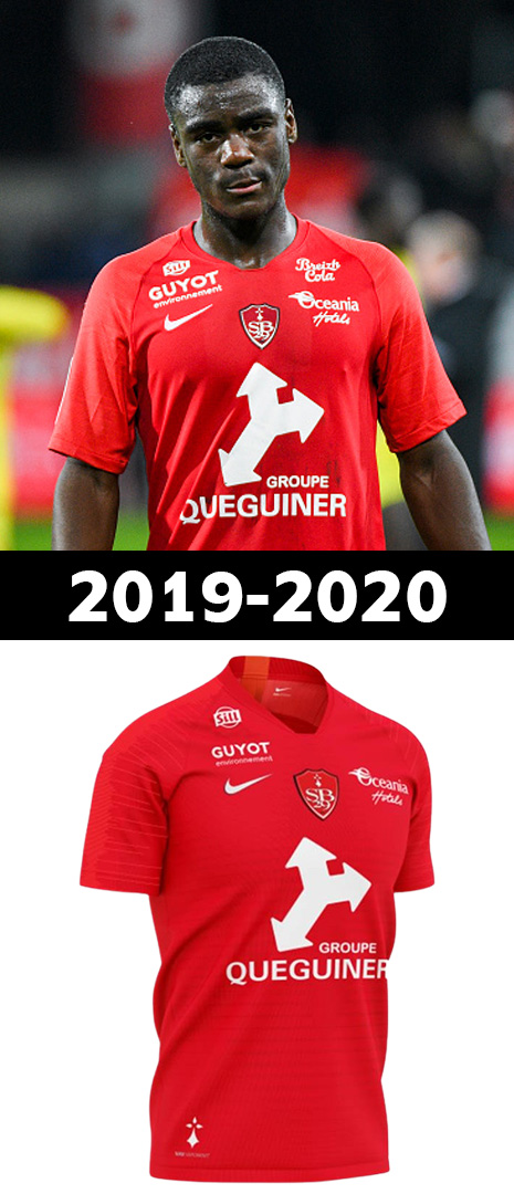 Maillot Domicile Stade Brestois 2019-2020