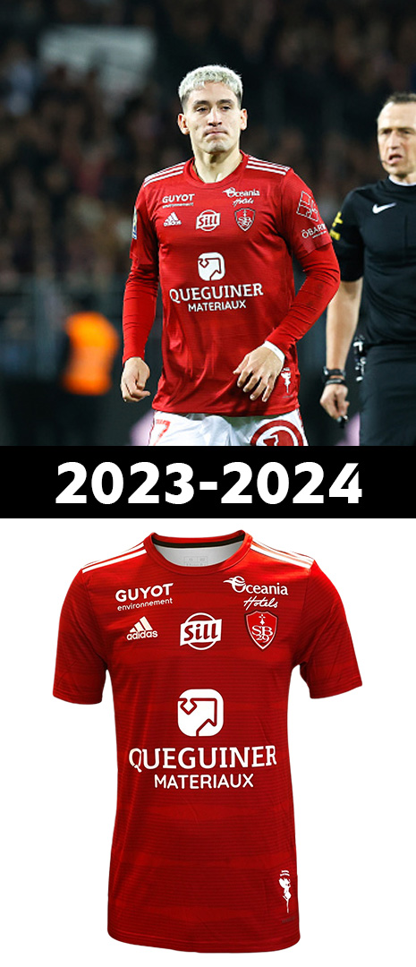 Maillot Domicile Stade Brestois 2023-2024