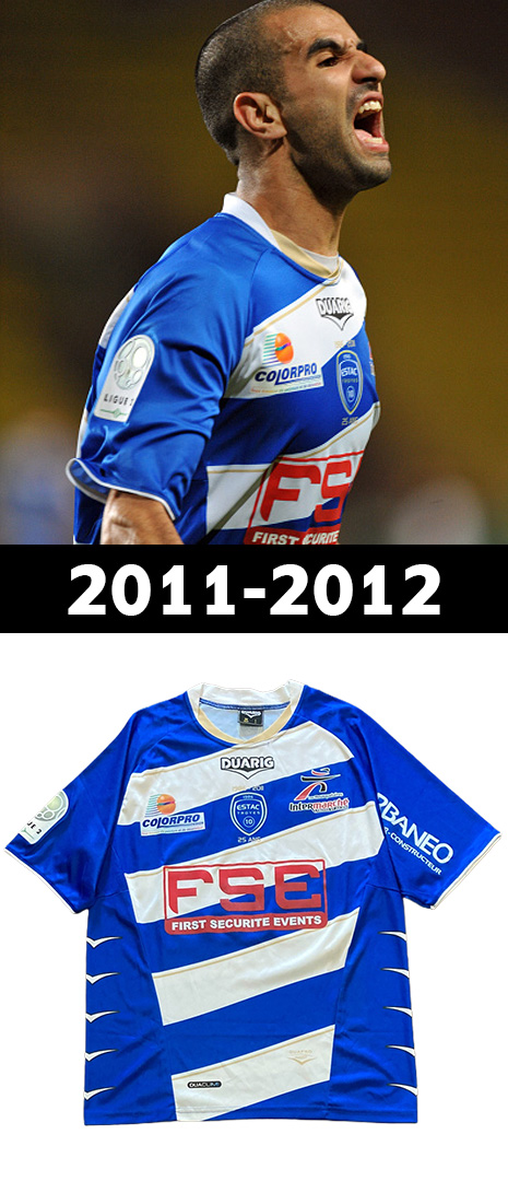 Maillot Domicile Troyes 2011-2012