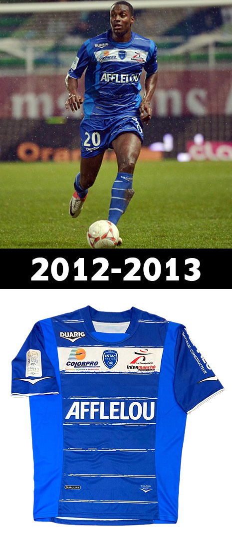 Maillot Domicile Troyes 2012-2013