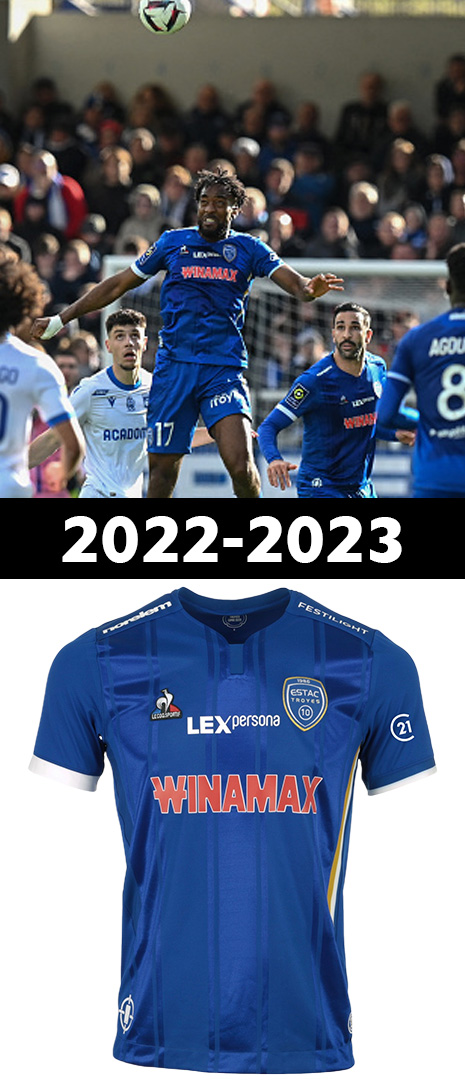 Maillot Domicile Troyes 2022-2023