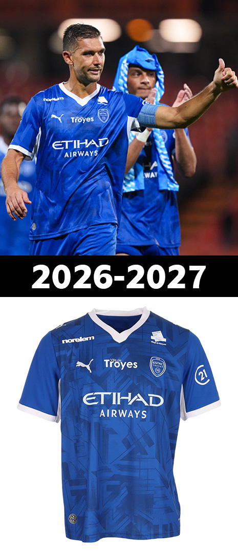 Maillot Domicile Troyes 2026-2027
