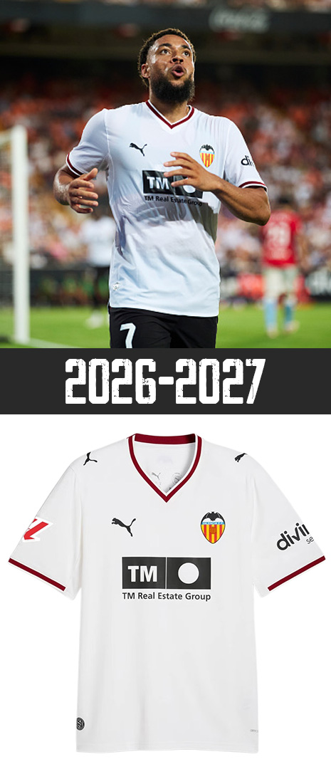 Maillot Domicile Valence 2026-2027
