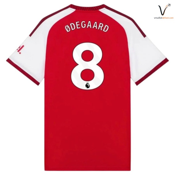 Maillot Arsenal Odegaard 2026 2027 Domicile