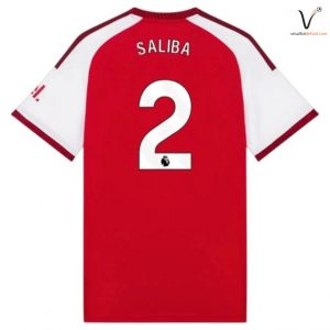 Maillot Arsenal Saliba 2026 2027 Domicile