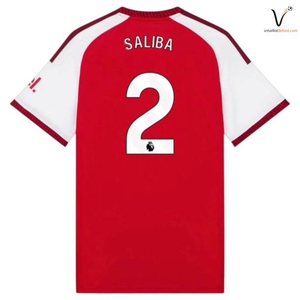 Maillot Arsenal Saliba 2026 2027 Domicile