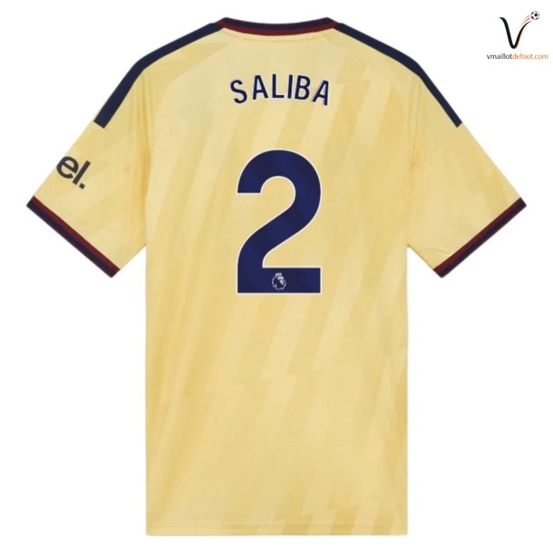 Maillot Arsenal Saliba 2026 2027 Third